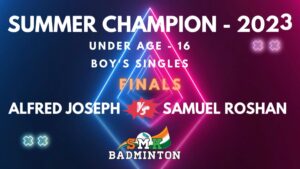 Under Age - 16 / Boy's Singles - Finals