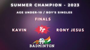 Under Age 10 / Boy's singles - Finals